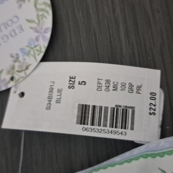 Edgehill Collection X Pearly Gates Little Boys Floral Stripe Swim Board Shorts - Picture 4 of 5